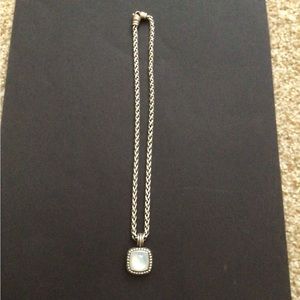 David Yurman Diamond Bezel Pendant